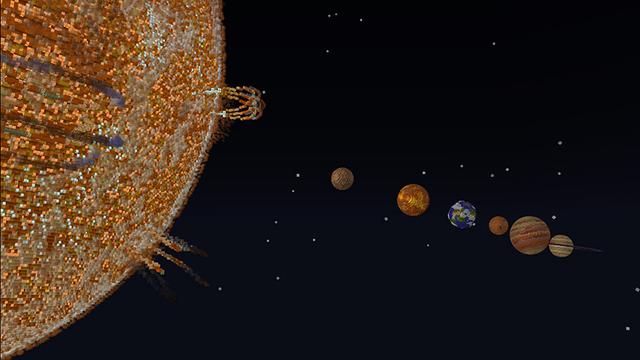Screenshot of the Minecraft Bedrock Marketplace product Universe Survival created by 4KS Studios.