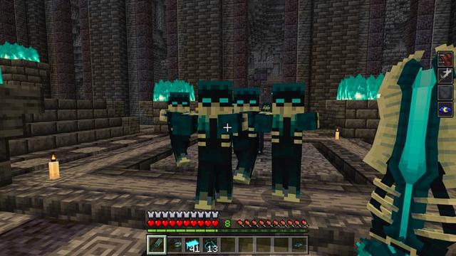 Screenshot of the Minecraft Bedrock Marketplace product Warden Base created by 4KS Studios.