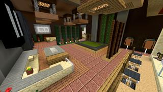 Screenshot of the Minecraft Bedrock Marketplace product Waterfall Base created by 4KS Studios.