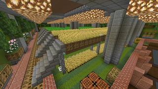 Screenshot of the Minecraft Bedrock Marketplace product Waterfall Base created by 4KS Studios.