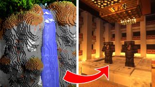 Thumbnail of the Minecraft Bedrock Marketplace product Waterfall Base created by 4KS Studios.