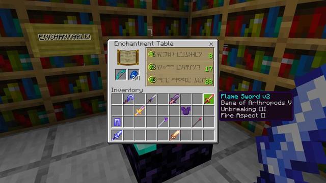 Screenshot of the Minecraft Bedrock Marketplace product Weapons Add-On created by 4KS Studios.