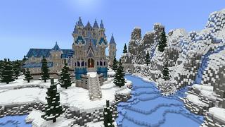 Screenshot of the Minecraft Bedrock Marketplace product Winter Castle created by 4KS Studios.