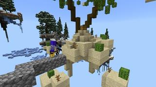 Screenshot of the Minecraft Bedrock Marketplace product Winter Skyblock created by 4KS Studios.