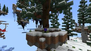 Screenshot of the Minecraft Bedrock Marketplace product Winter Skyblock created by 4KS Studios.