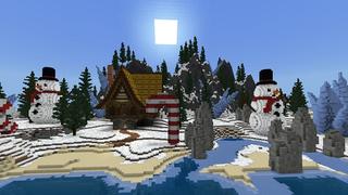 Screenshot of the Minecraft Bedrock Marketplace product Winter Underground Base created by 4KS Studios.