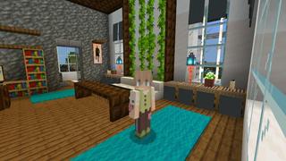 Screenshot of the Minecraft Bedrock Marketplace product World's Richest Mansion created by 4KS Studios.