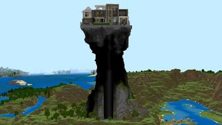 Screenshot of the Minecraft Bedrock Marketplace product World's Tallest Mansion created by 4KS Studios.