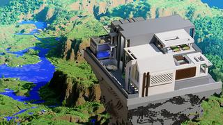 Thumbnail of the Minecraft Bedrock Marketplace product World's Tallest Mansion created by 4KS Studios.