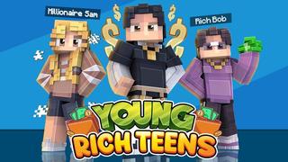 Thumbnail of the Minecraft Bedrock Marketplace product Young Rich Teens created by 4KS Studios.