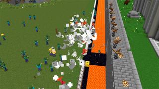 Screenshot of the Minecraft Bedrock Marketplace product Zombie Apocalypse Fortress created by 4KS Studios.