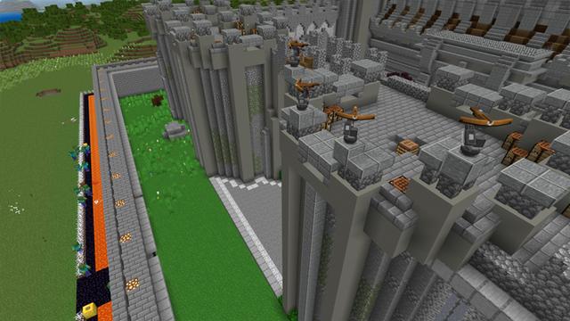 Screenshot of the Minecraft Bedrock Marketplace product Zombie Apocalypse Fortress created by 4KS Studios.