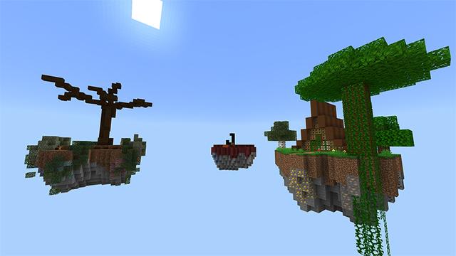Screenshot of the Minecraft Bedrock Marketplace product Adventure Sky Island created by 5 Frame Studios.