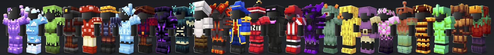 Panorama of the Minecraft Bedrock Marketplace product Armor Add-On created by 5 Frame Studios.