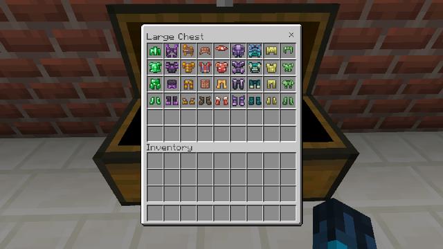 Screenshot of the Minecraft Bedrock Marketplace product Armor Add-On created by 5 Frame Studios.