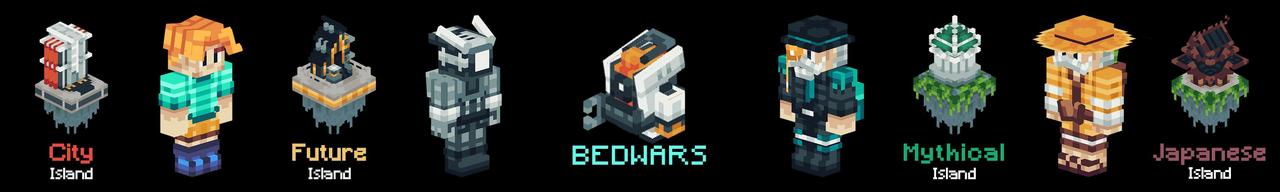Panorama of the Minecraft Bedrock Marketplace product Bedwars created by 5 Frame Studios.