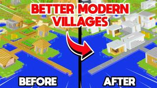 Thumbnail of the Minecraft Bedrock Marketplace product Better Modern Villages created by 5 Frame Studios.