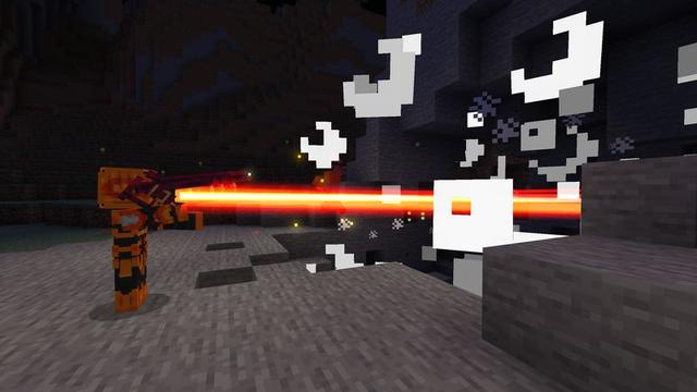 Screenshot of the Minecraft Bedrock Marketplace product Blasters Pack created by 5 Frame Studios.