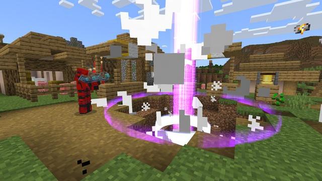 Screenshot of the Minecraft Bedrock Marketplace product Blasters Pack created by 5 Frame Studios.