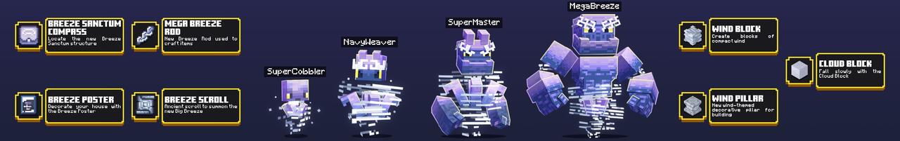 Panorama of the Minecraft Bedrock Marketplace product Breeze Evolve created by 5 Frame Studios.