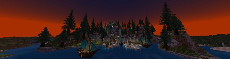 Panorama of the Minecraft Bedrock Marketplace product Castle Base created by 5 Frame Studios.
