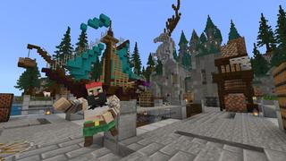 Screenshot of the Minecraft Bedrock Marketplace product Castle Base created by 5 Frame Studios.