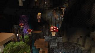 Screenshot of the Minecraft Bedrock Marketplace product Cave Furniture created by 5 Frame Studios.