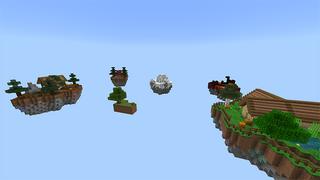 Screenshot of the Minecraft Bedrock Marketplace product Classic Sky Island created by 5 Frame Studios.