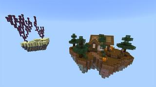 Screenshot of the Minecraft Bedrock Marketplace product Classic Sky Island created by 5 Frame Studios.