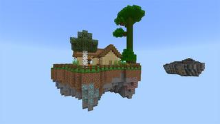 Screenshot of the Minecraft Bedrock Marketplace product Classic Sky Island created by 5 Frame Studios.