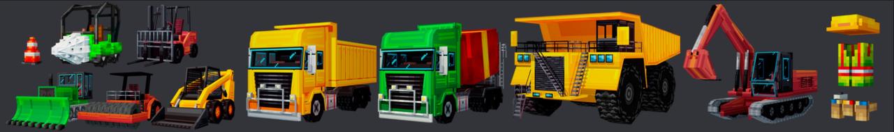 Panorama of the Minecraft Bedrock Marketplace product Construction Pack created by 5 Frame Studios.