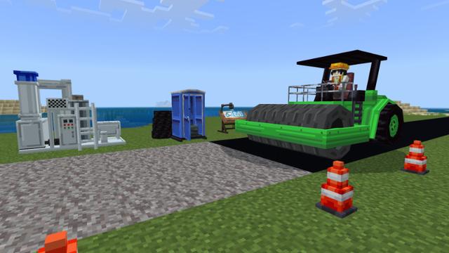 Screenshot of the Minecraft Bedrock Marketplace product Construction Pack created by 5 Frame Studios.