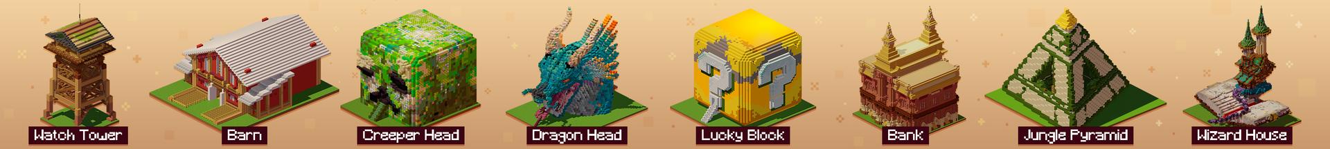 Panorama of the Minecraft Bedrock Marketplace product Craftable Bases Add-On created by 5 Frame Studios.