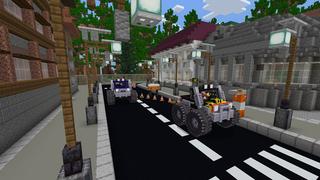Screenshot of the Minecraft Bedrock Marketplace product Craftable Monster Trucks created by 5 Frame Studios.