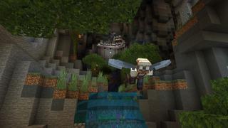 Screenshot of the Minecraft Bedrock Marketplace product Elytra Flight Challenge created by 5 Frame Studios.