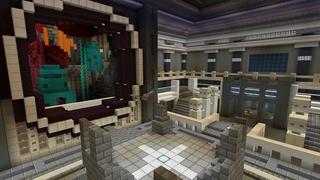 Screenshot of the Minecraft Bedrock Marketplace product Elytra Flight Challenge created by 5 Frame Studios.