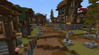 Screenshot of the Minecraft Bedrock Marketplace product Extreme Bouncy Survival created by 5 Frame Studios.