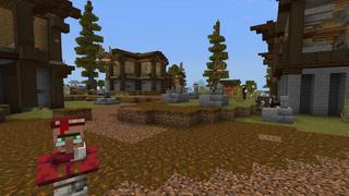 Screenshot of the Minecraft Bedrock Marketplace product Extreme Bouncy Survival created by 5 Frame Studios.