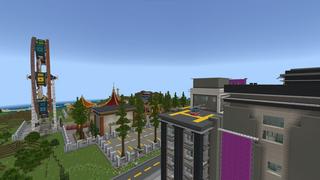 Screenshot of the Minecraft Bedrock Marketplace product Furniture City created by 5 Frame Studios.