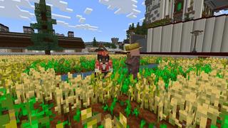 Screenshot of the Minecraft Bedrock Marketplace product Hacker Trades created by 5 Frame Studios.