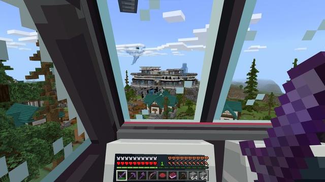 Screenshot of the Minecraft Bedrock Marketplace product Hacks: Speed Bridge created by 5 Frame Studios.