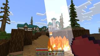 Screenshot of the Minecraft Bedrock Marketplace product Hacks: Speed Bridge created by 5 Frame Studios.