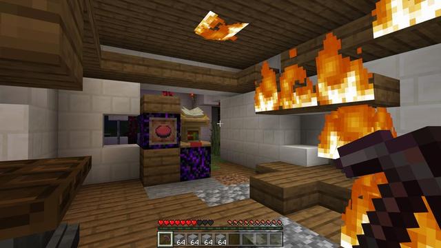 Screenshot of the Minecraft Bedrock Marketplace product Hacks: Speed Bridge created by 5 Frame Studios.