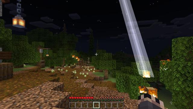Screenshot of the Minecraft Bedrock Marketplace product Hacks: Speed Bridge created by 5 Frame Studios.