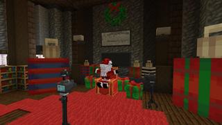 Screenshot of the Minecraft Bedrock Marketplace product Holiday Furniture Mansion created by 5 Frame Studios.