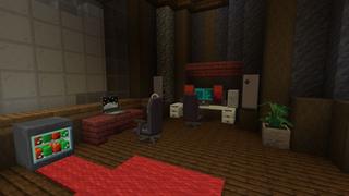 Screenshot of the Minecraft Bedrock Marketplace product Holiday Furniture Mansion created by 5 Frame Studios.