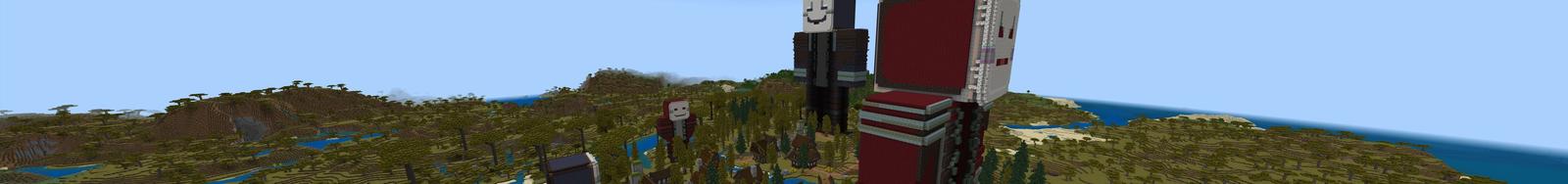 Panorama of the Minecraft Bedrock Marketplace product How To Live Inside a Hacker created by 5 Frame Studios.