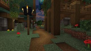 Screenshot of the Minecraft Bedrock Marketplace product How To Live Inside a Warden created by 5 Frame Studios.