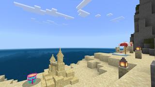 Screenshot of the Minecraft Bedrock Marketplace product Island Mansion created by 5 Frame Studios.