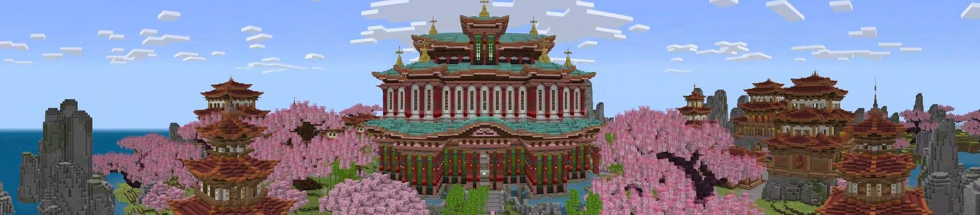Panorama of the Minecraft Bedrock Marketplace product Japanese Furniture created by 5 Frame Studios.